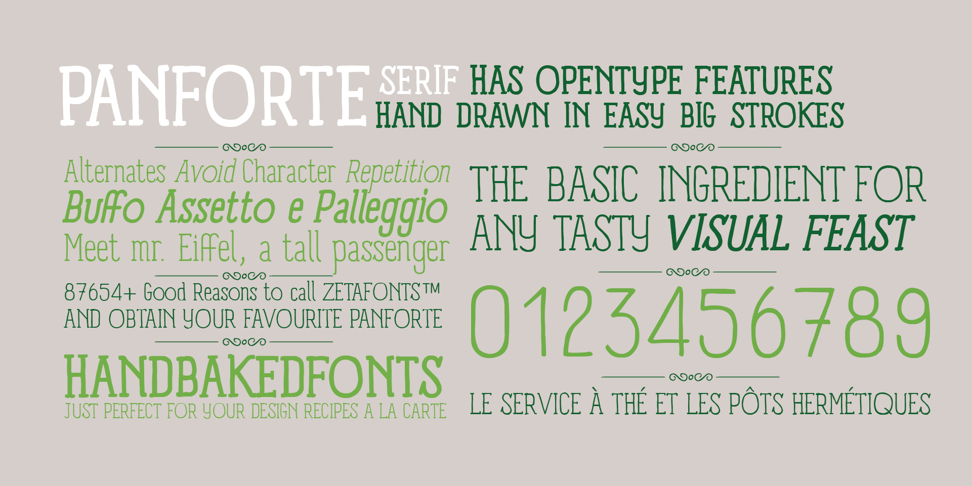 Panforte Serif open type